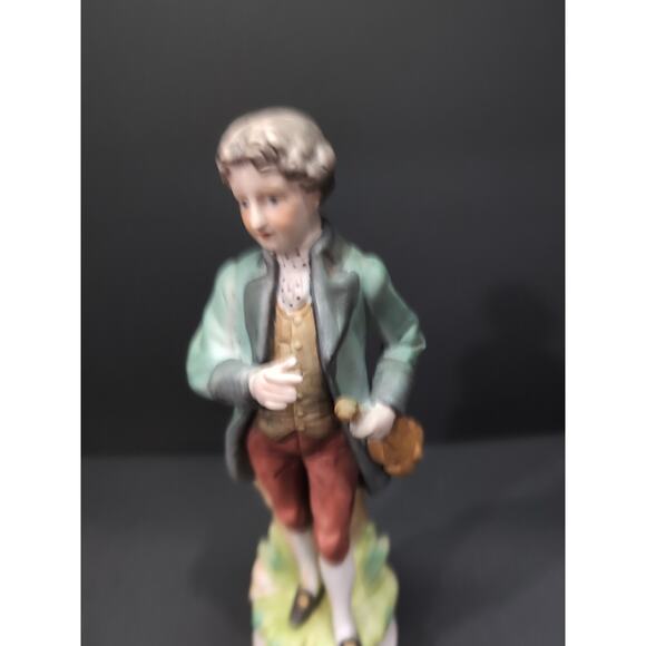 Capodimonte Young Man With Violin Figurine, Porcelain Figurine, Musician Decor‎ - Picture 5 of 9